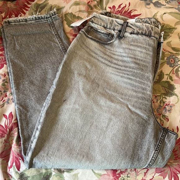 GOOD AMERICAN size 16 Good Girlfriend High 30" Inseam 'Lil Loose inLeg' $155 NEW - Picture 15 of 16